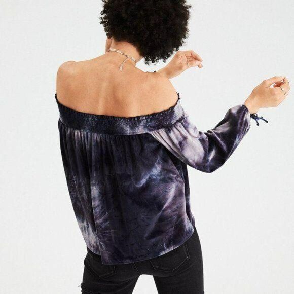 American Eagle Off the Shoulder Top sz S - Picture 2 of 7